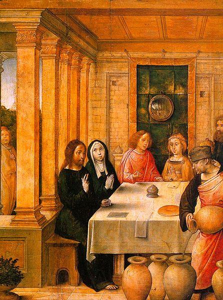 Juan de Flandes The Marriage Feast at Cana Germany oil painting art